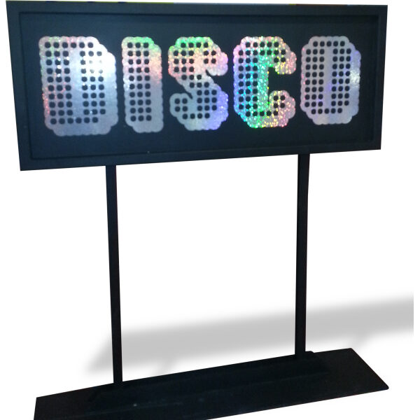 Disco Sign - Dave D Events
