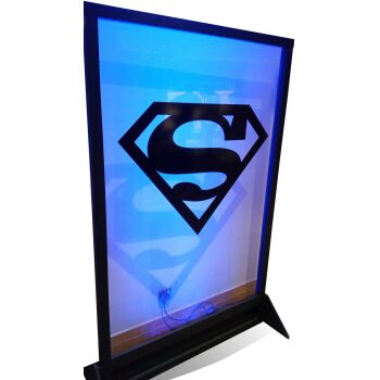 Superman Silhouette Panel