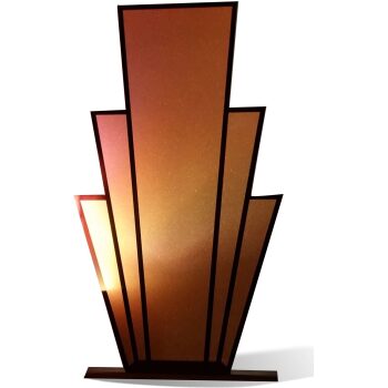 Double Sided Art Deco Starburst Cut Out