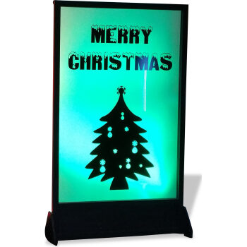 Christmas Tree Silhouette Panel