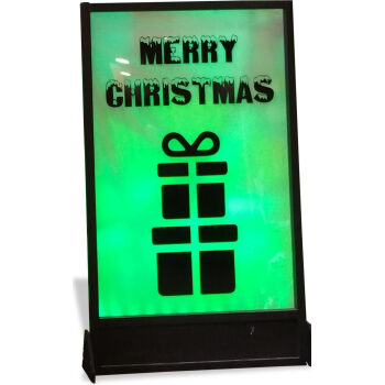 Christmas Present Silhouette Panel