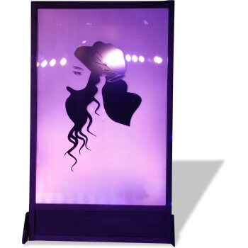 Bearded lady Silhouette Panel