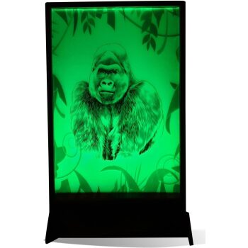 Gorilla Silhouette Panel