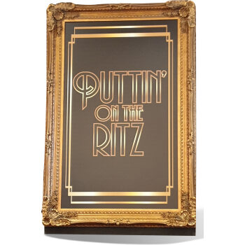 Giant Art Deco Style Gold Frame #1