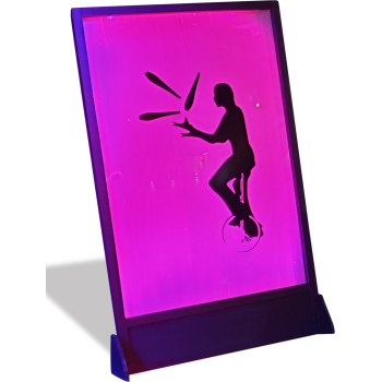 Juggler Silhouette Panel