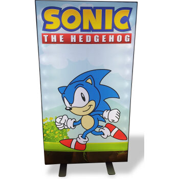 Sonic the Hedgehog - Large Freestanding Light Up Graphics Panel