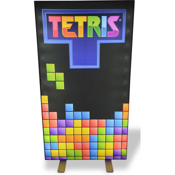 Tetris - Large Freestanding Light Up Graphics Panel