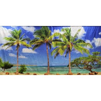 Beach Scene Backdrop 6m x 3m