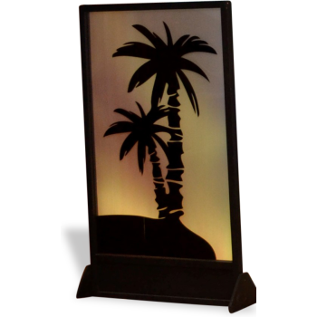 Palm Tree #2 Silhouette Panel