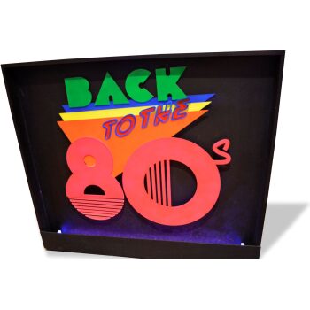 Back to the 80s Sign