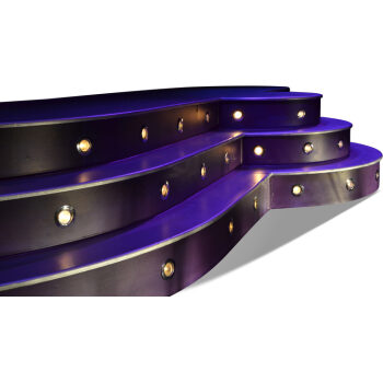Curved Light Up Steps / Staging