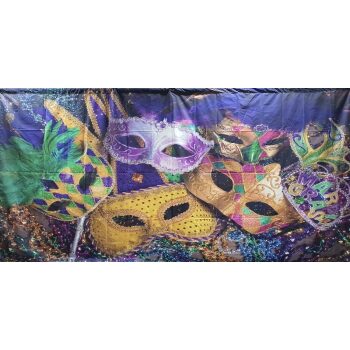 Mardi Gras Backdrop 6m x 3m
