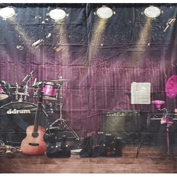 Music #1 Backdrop 3m x 3m