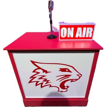 High School Musical Announcer Podium