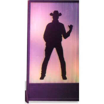 Cowboy Silhouette Panel