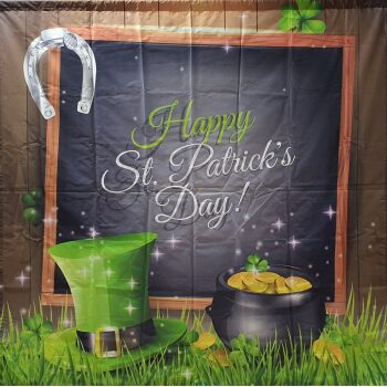 St Patricks Day Backdrop 3m x 3m