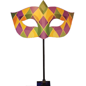 Giant Mardi Gras Mask