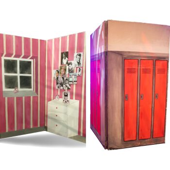 Bedroom/Locker Flat (double sided)