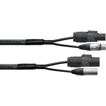 Truecon Combi and XLR 3-Pin Male – Female DMX Cable 5m