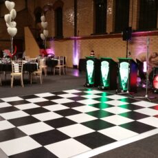 Wedding White & Black Dancefloor