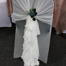 Wedding White Chair Cover & Hood