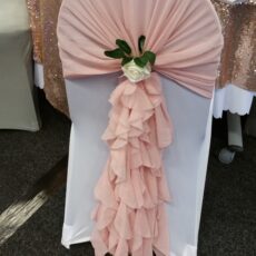 Wedding Chair Cover and Sash