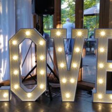 Wedding Giant LED Love Letters