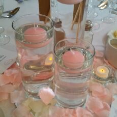 Wedding Cylinder Trio Table Centre
