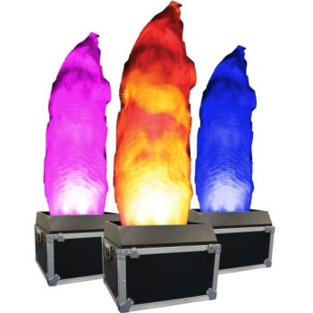 2.0m DMX RGBA Flame Machine