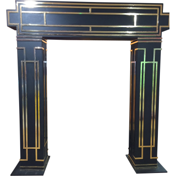 Art Deco Black & Gold Entrance Arch