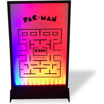 Pac-Man Silhouette Panel